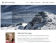 Tablet Screenshot of 360counseling.com